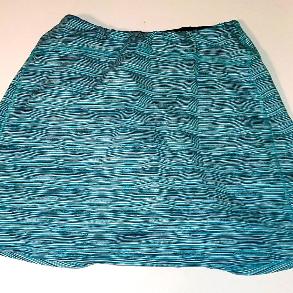 SkirtSports Blue striped Mini Skorts Casual